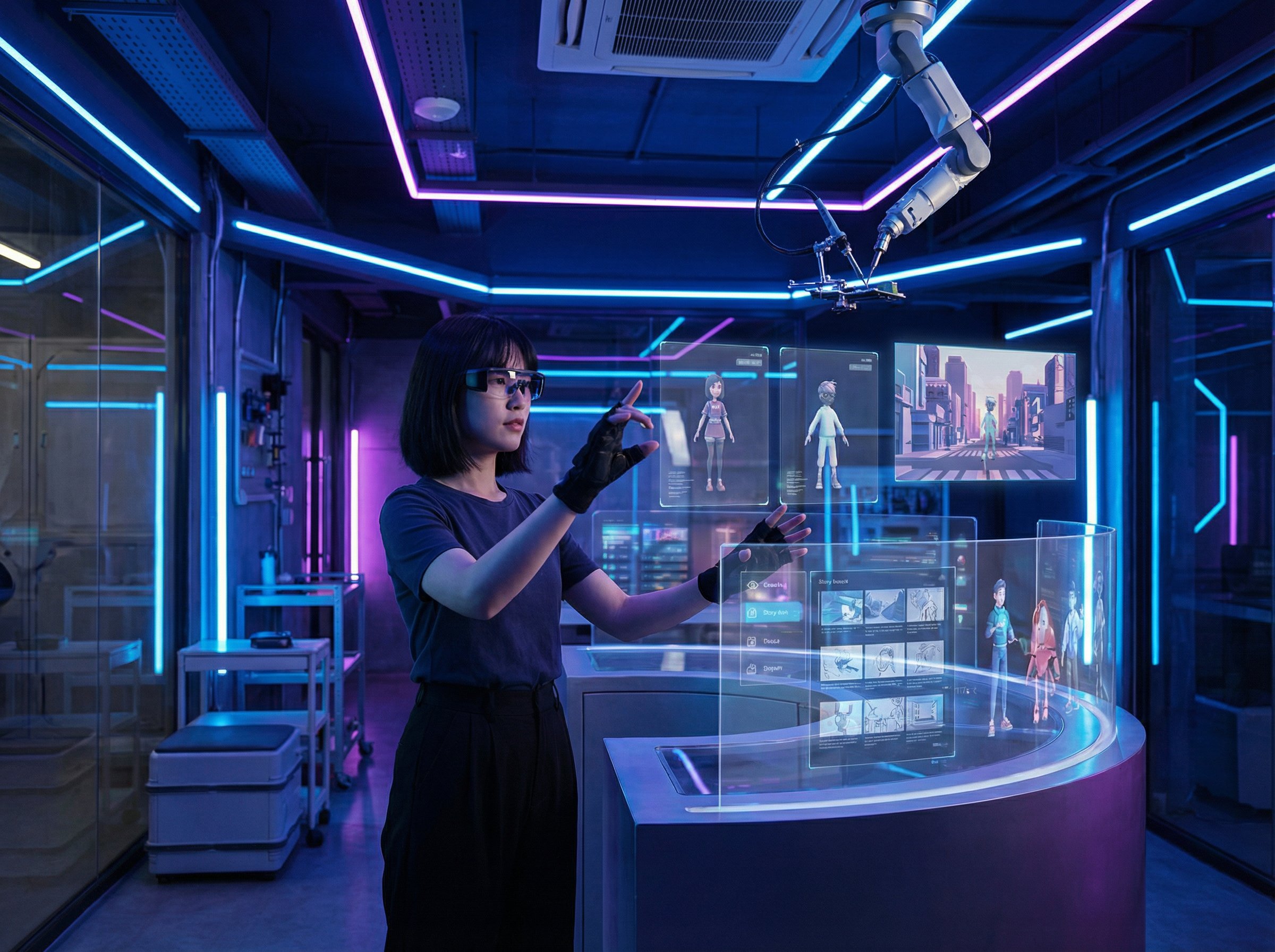 网红主播AI赋能动漫创作